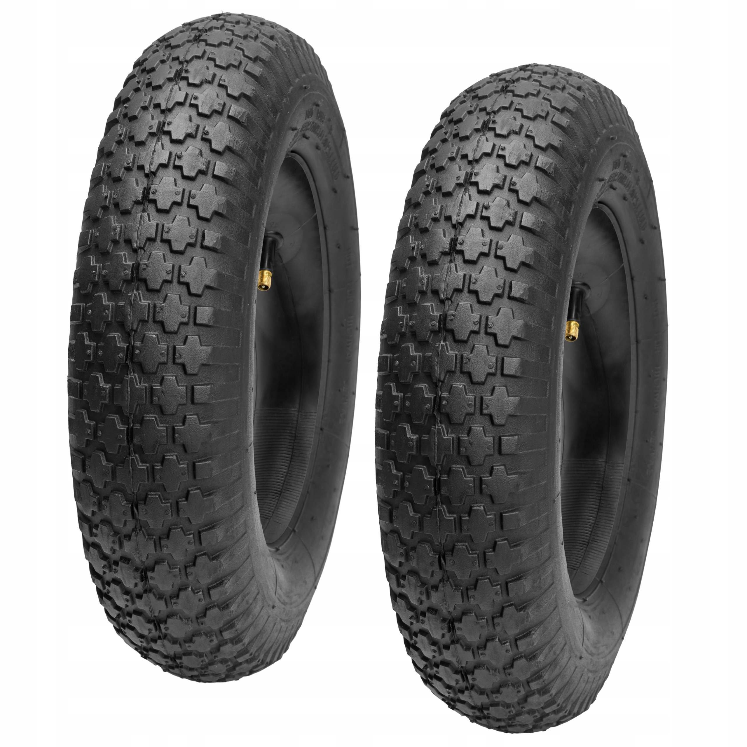 2x Pneumatika s duší pro kolečkové vozíky Kola 4.80/4.00-8 2PR Silná Garronda