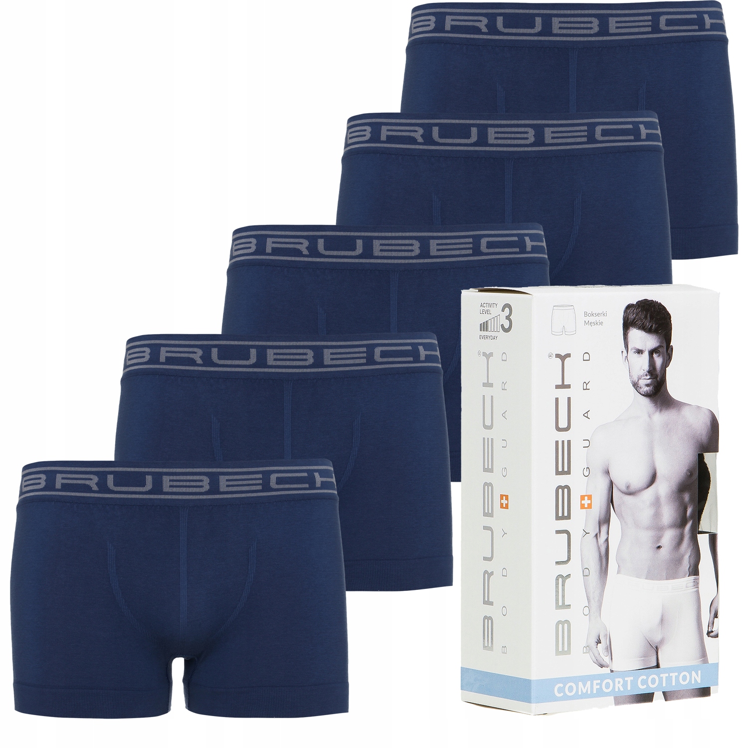 

Bokserki Męskie Shortbox 5szt Brubeck XL BF88