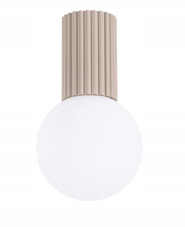 Plafon ryflowany HALO IP44 taupe SL.1743 Sollux