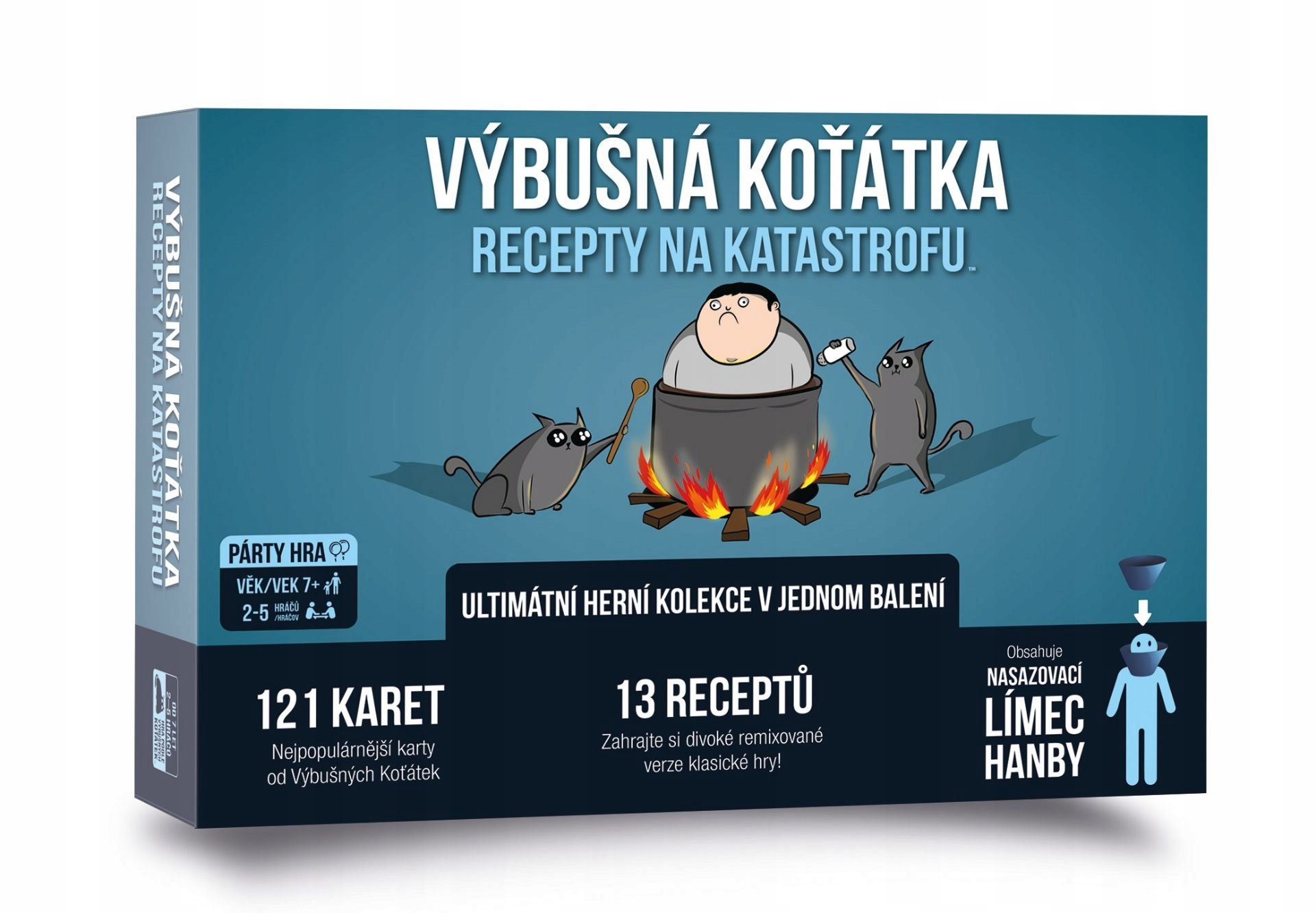 Asmodee Czech Republic Výbušná koťátka: Recepty na katastrofu