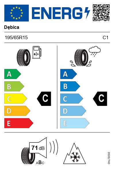 1x 195/65R15 Dębica Navigator 3 91H nowe 2023 Rok produkcji 2023