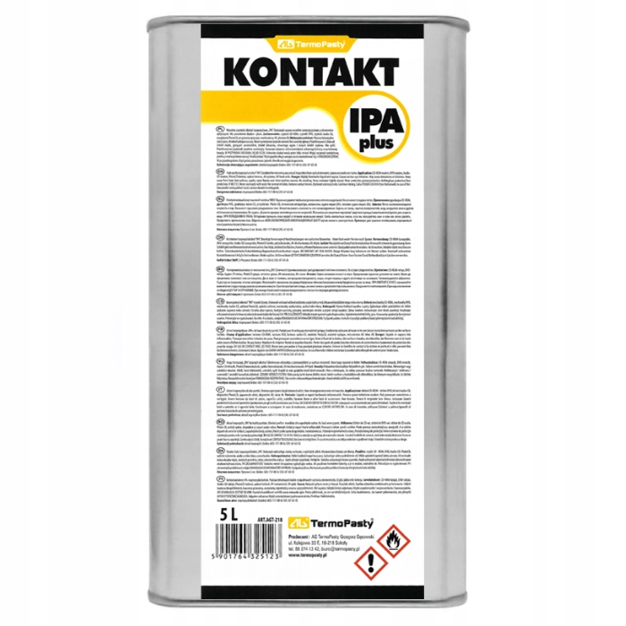 Kontakt Ipa plus 5 l, vysoce kvalitní isopropylalkohol (kov)