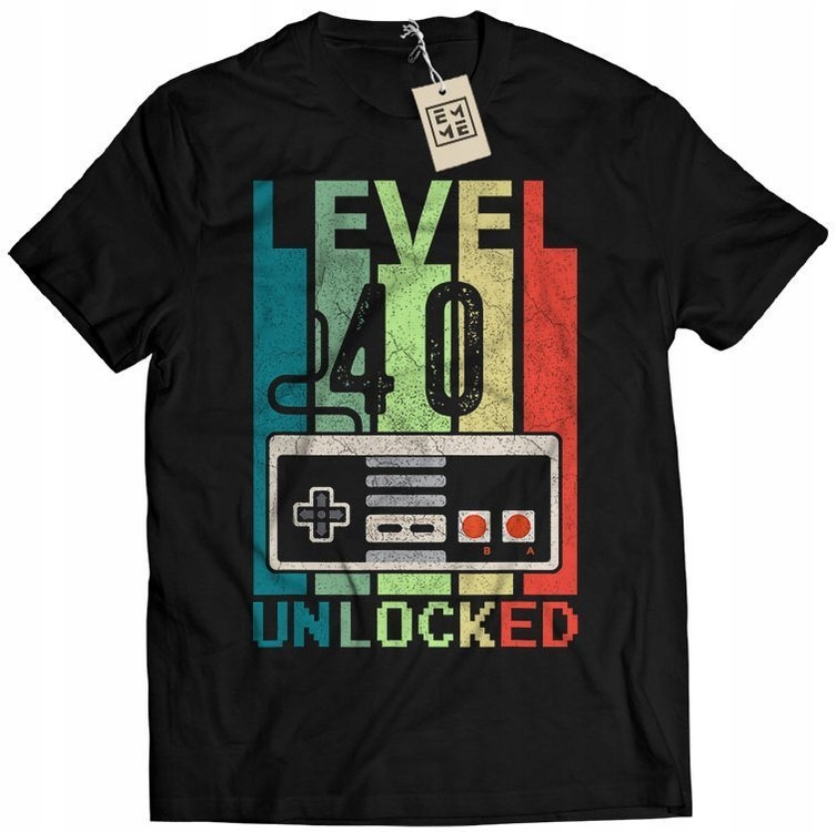 

Koszulka Gracz Na urodziny 40 lat prezent XL