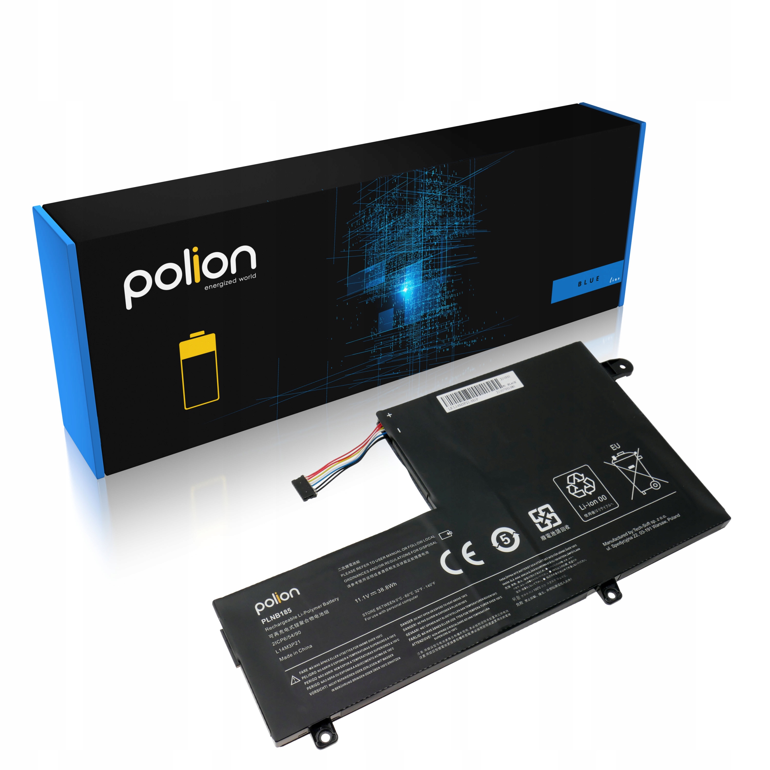 Baterie L14M3P21 pro Lenovo 500-14ISK, 500-15ISK, Flex 3 1470, 1480, 1570, 1580