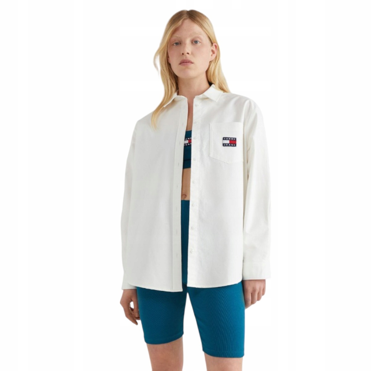 Tommy Hilfiger Koszula Damska Tjw Badge Biała r.M