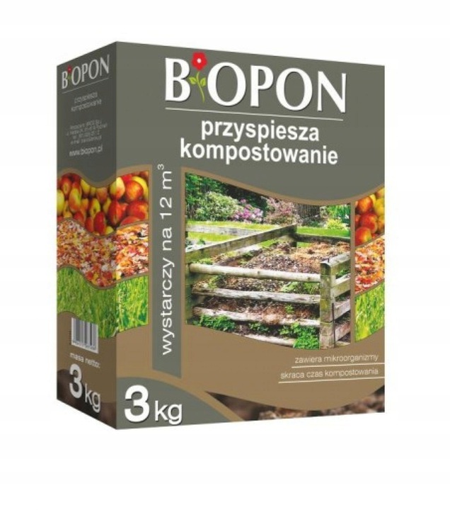 

Preparat Przyspieszający Kompostowanie- Biopon 3KG