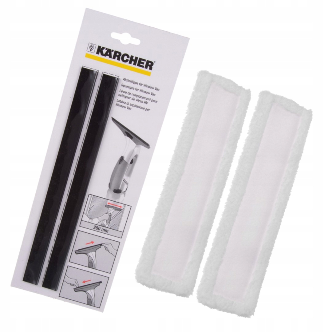 

2x Pad pady Ściągacz gumy do Karcher Wv 2 Wv 5 Wvp