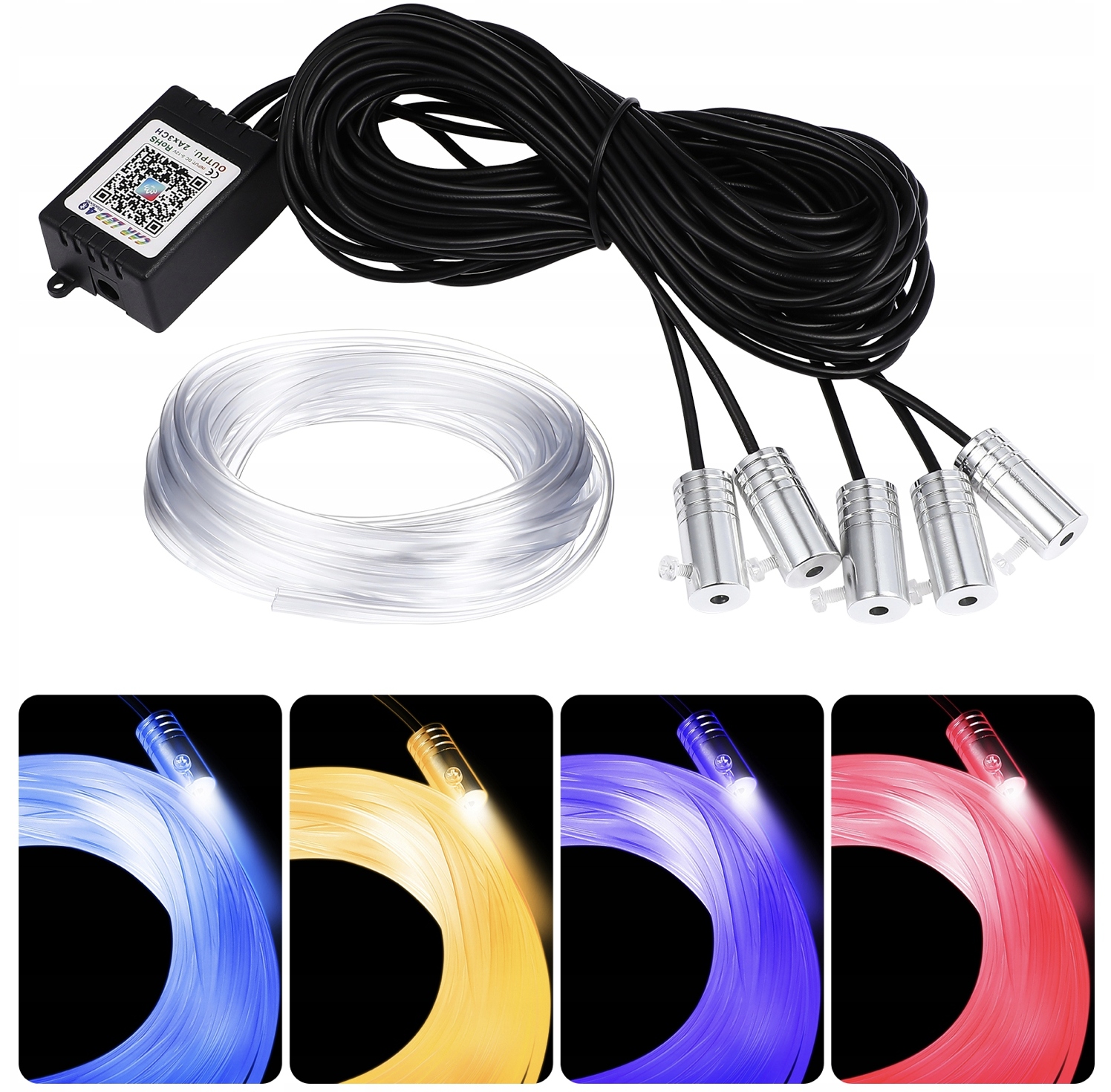 LEDY USB OŚWIETLENIE WNĘTRZA AUTA KABINY SAMOCHODU EAN (GTIN) 4517129959134