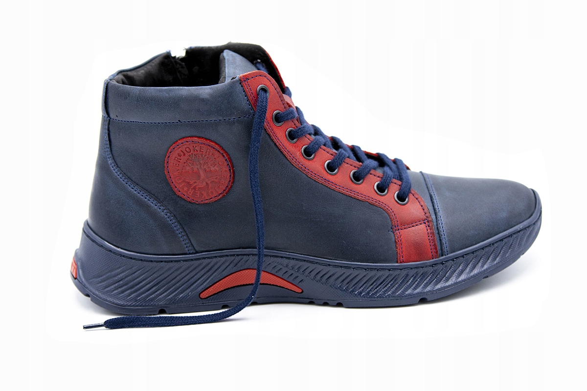 Zimowe buty men skóra blue Joker od dobrebutypl Marka Joker