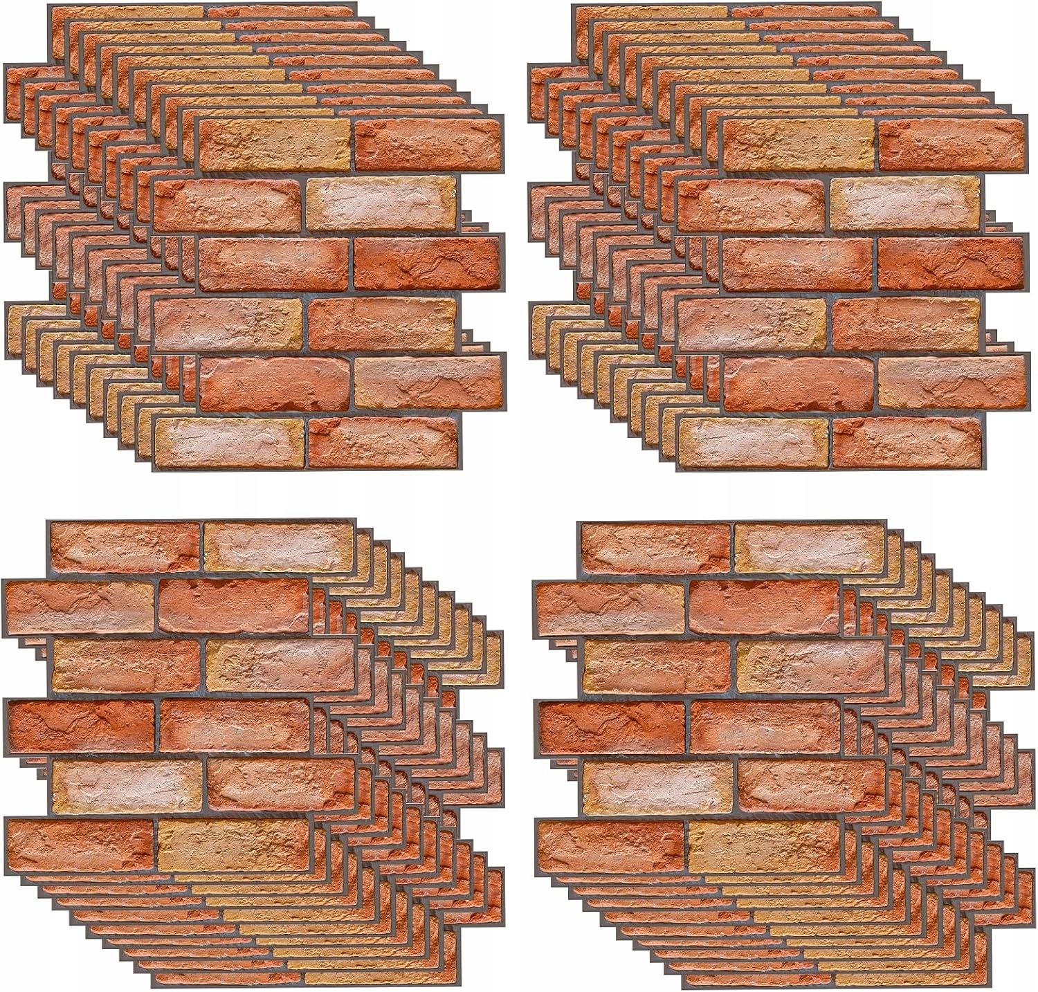 40 x Nástěnný Panel 3D Nástěnné Samolepící Cihla Bílá Tapeta Do Kuchyně