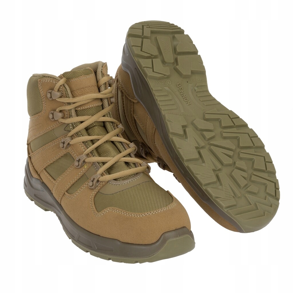 Vojenské taktické terénní vysoké boty Bennon Condor 02 Nm High Sand 44