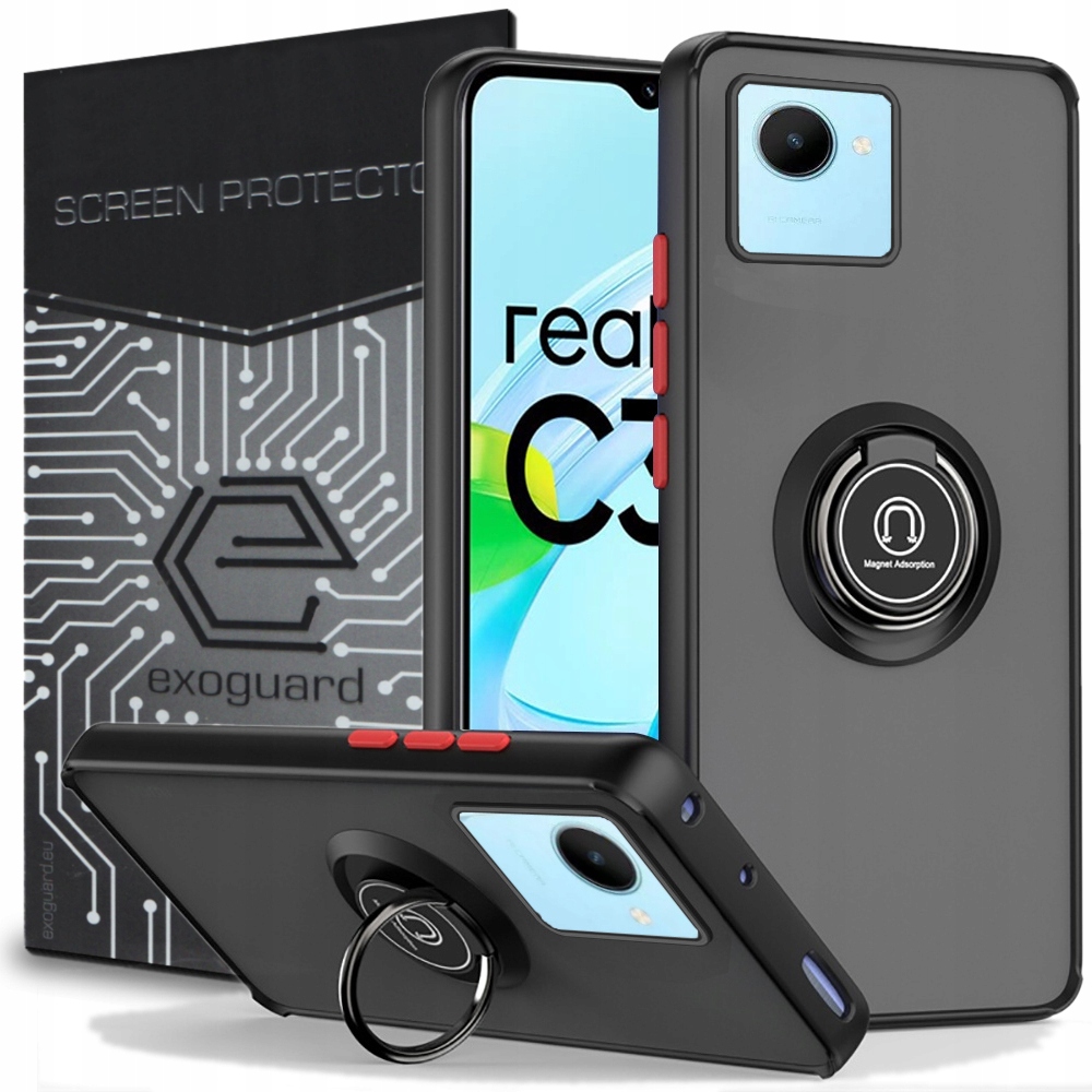 

Case Obudowa Etui Pancerne Szkło do Realme C30