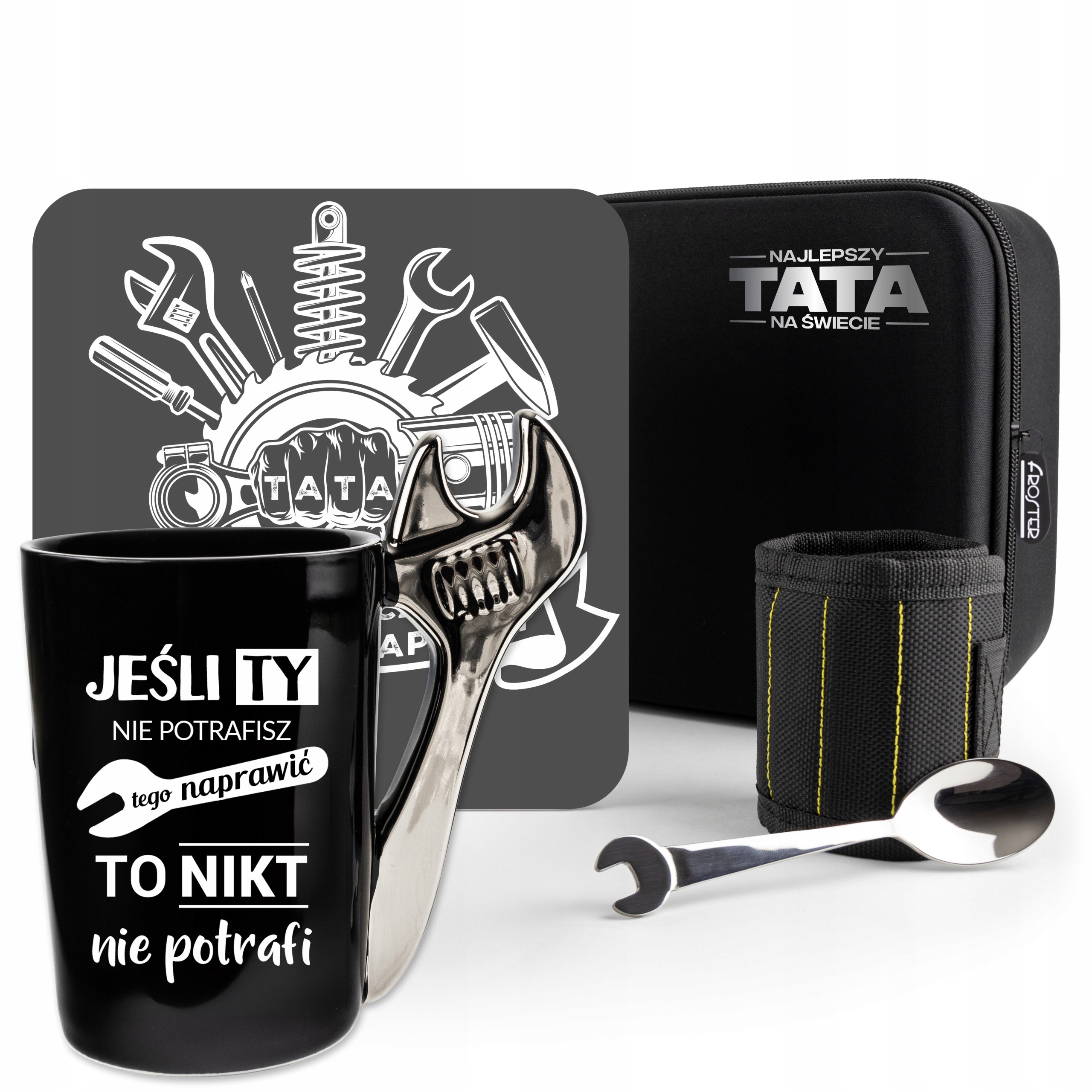 dla Taty, na Dzień Ojca Taty, Kubek dla Taty zestaw Froster