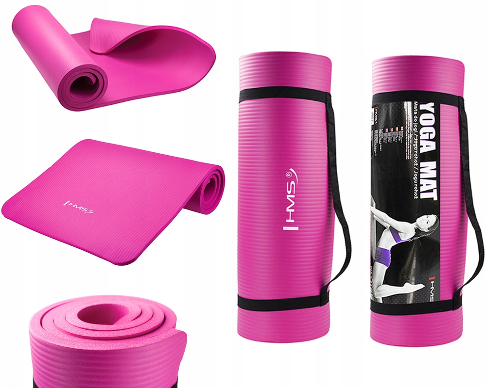 

Mata Do Ćwiczeń Fitness Gruba 1,5 cm Pink YM04 Hms