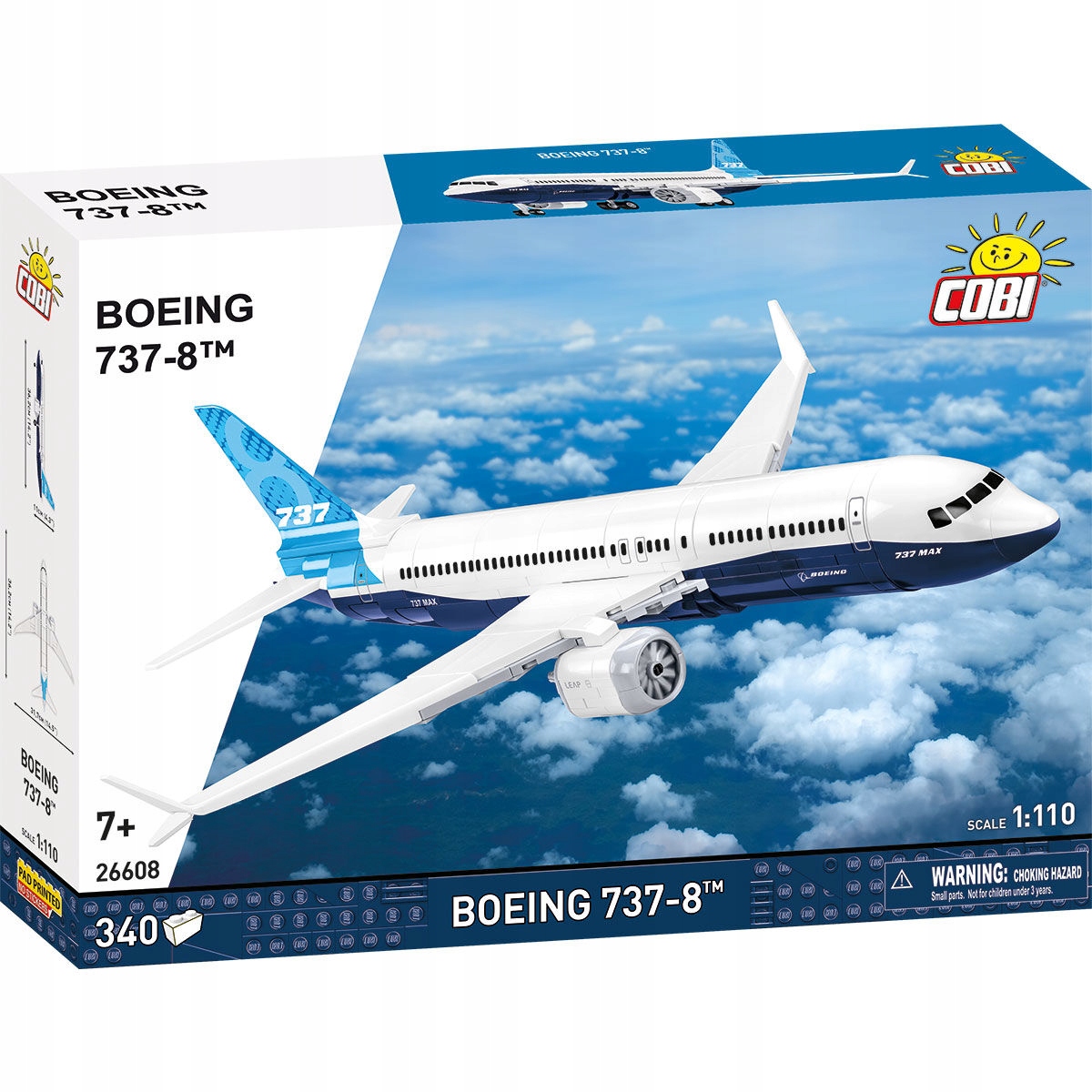 COBI-26608 Action Town Boeing 737 8