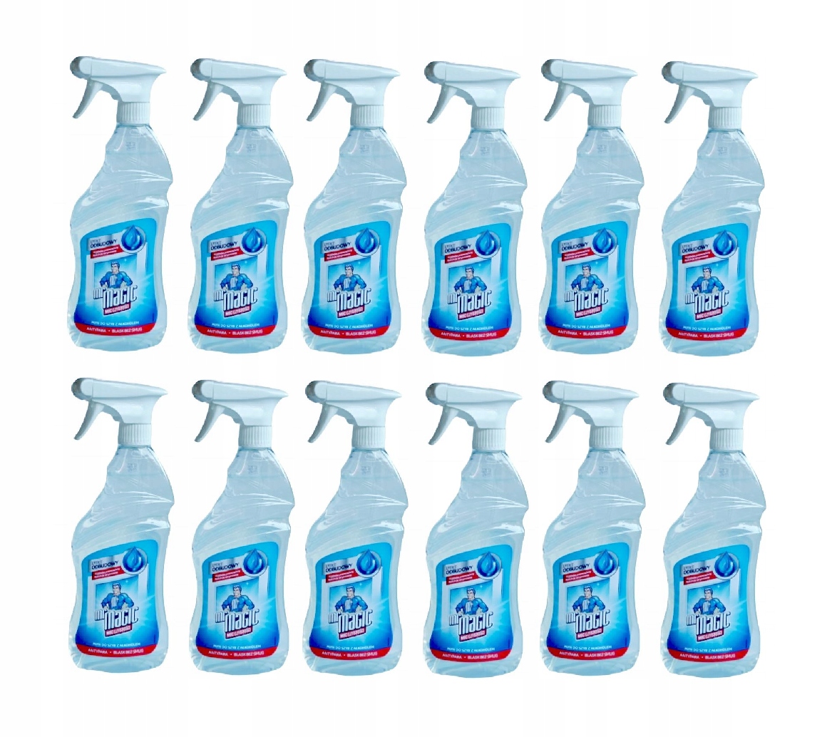 Levně 12x Magic Mycí Prostředek Na Sklo Zrcadel 750ml XL Bez Šmouh