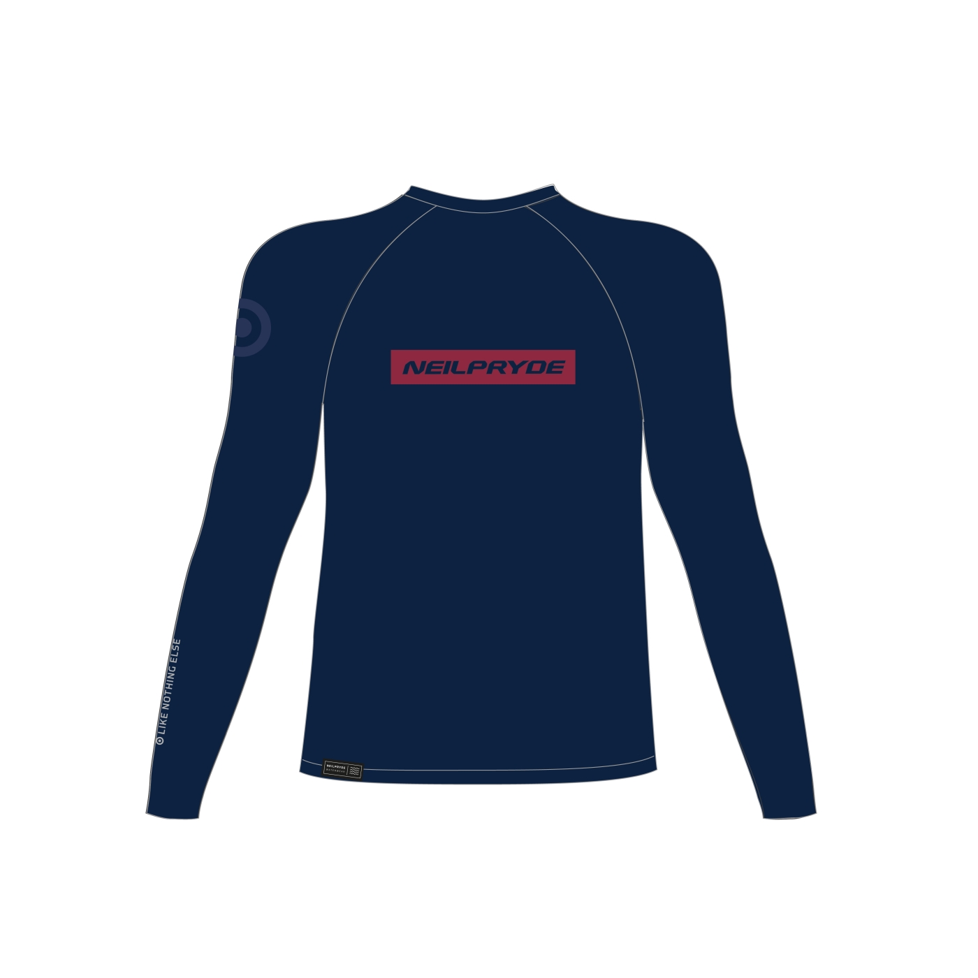 Męska koszulka lycra NEILPRYDE Rise L/S XL granat