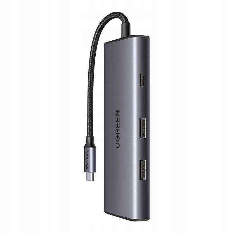 Adapter 7w1 Ugreen Hub Usb do 2x Usb-a 3.2, Usb-c 3.2, Sd/tf, Pd