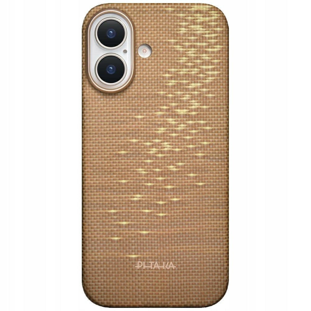 Etui Pitaka Ultra-Slim MagSafe do iPhone 17 golden glint