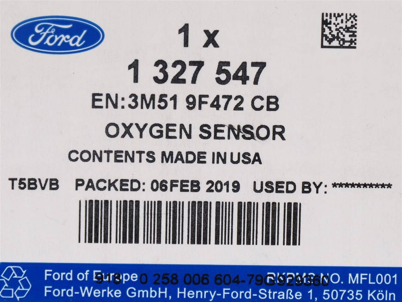 лямбда-зонд FORD c-max Mk2 10- Focus /3 04-18