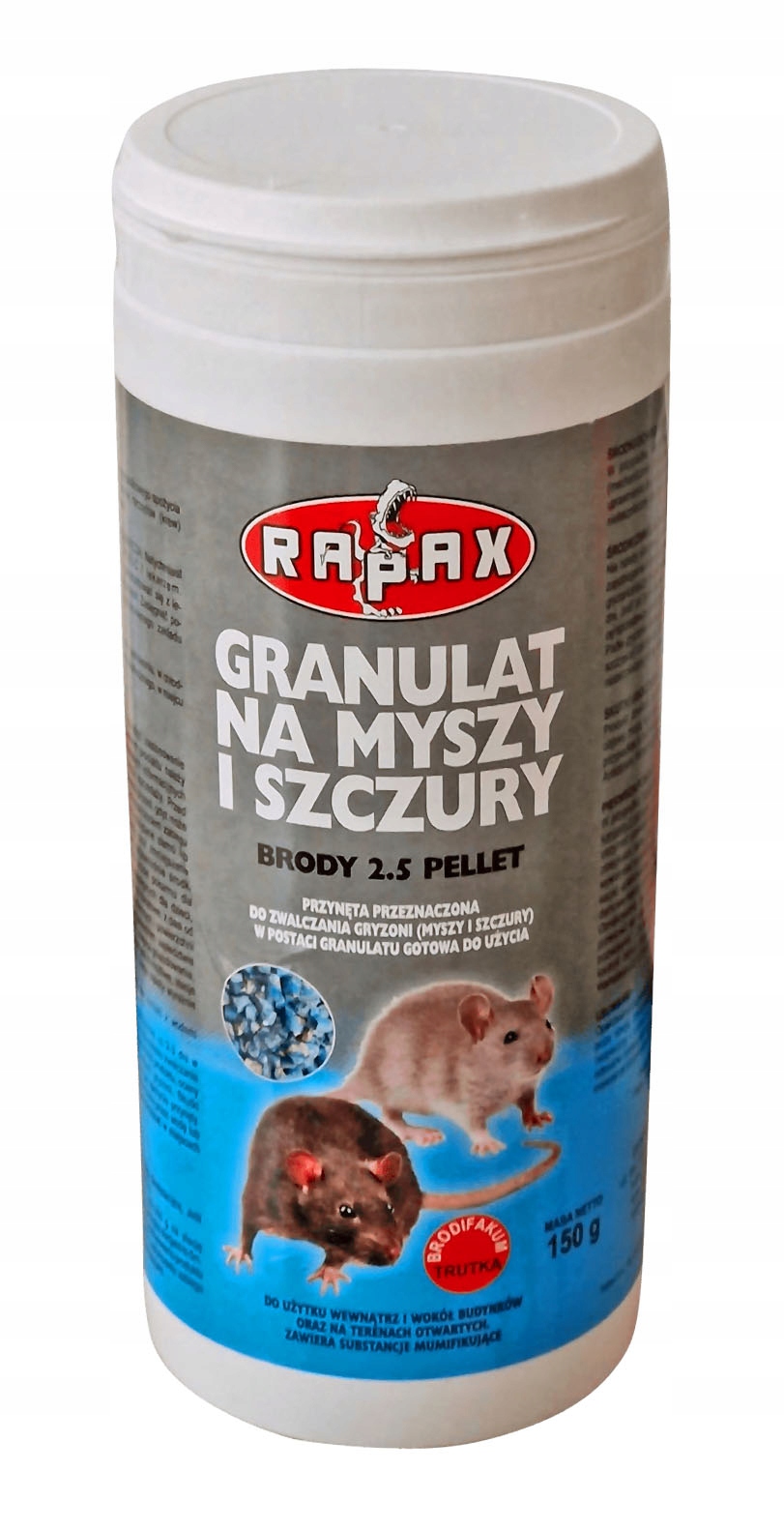 

Granulat na myszy i szczury 150 g trutka
