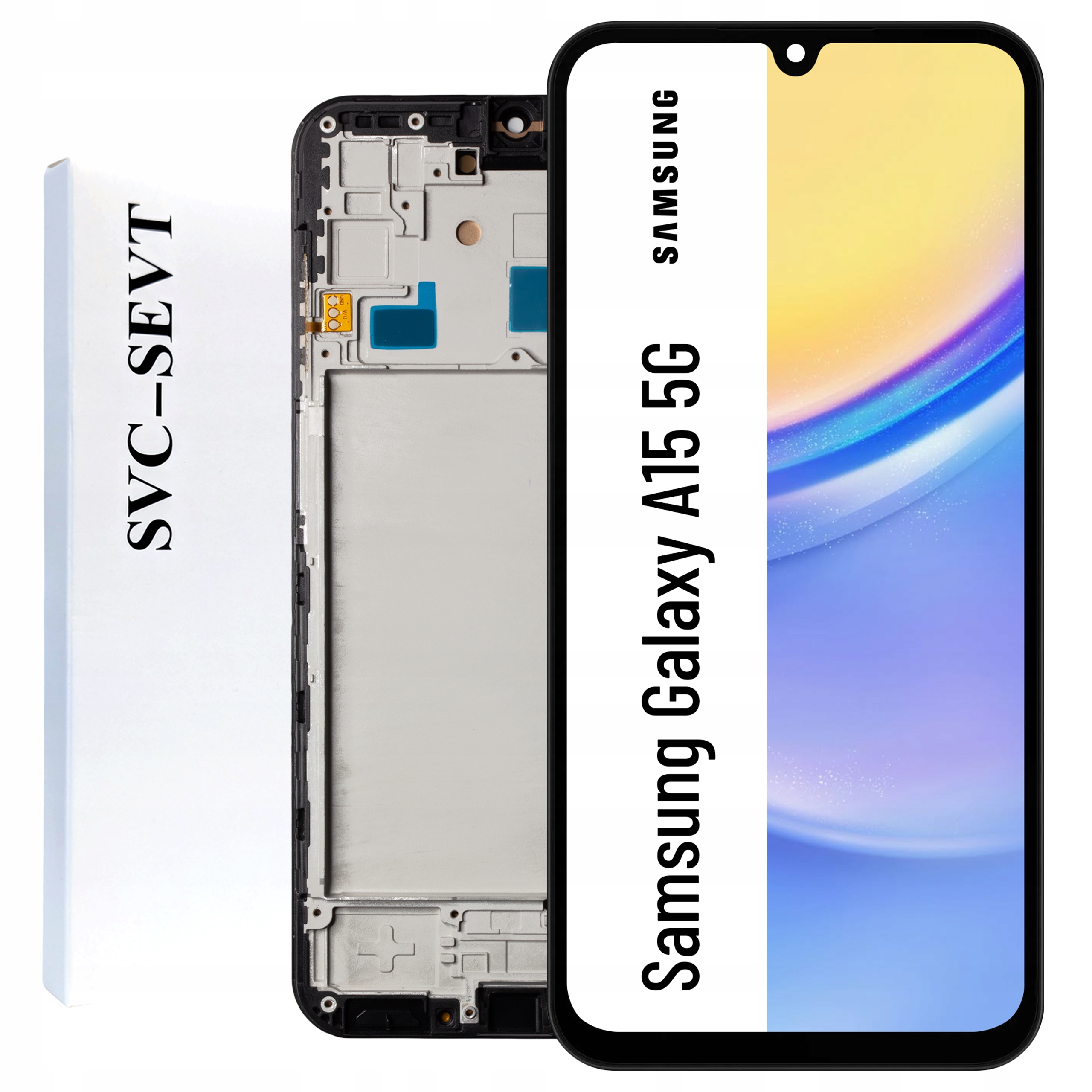 SM-A156P LCD pro Samsung A15 5G Service Pack Rámeček Matrix Originál Zila