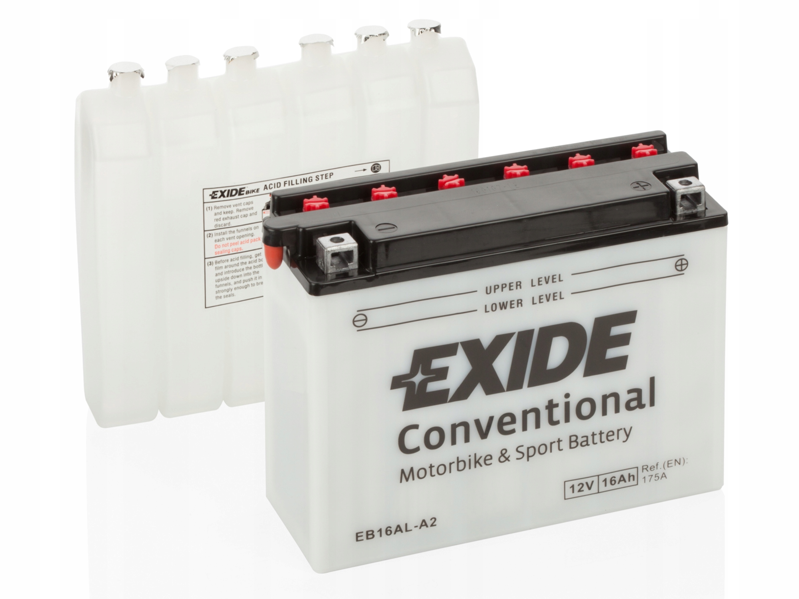 

Motocyklowy akumulator 16 Ah Exide EB16AL-A2