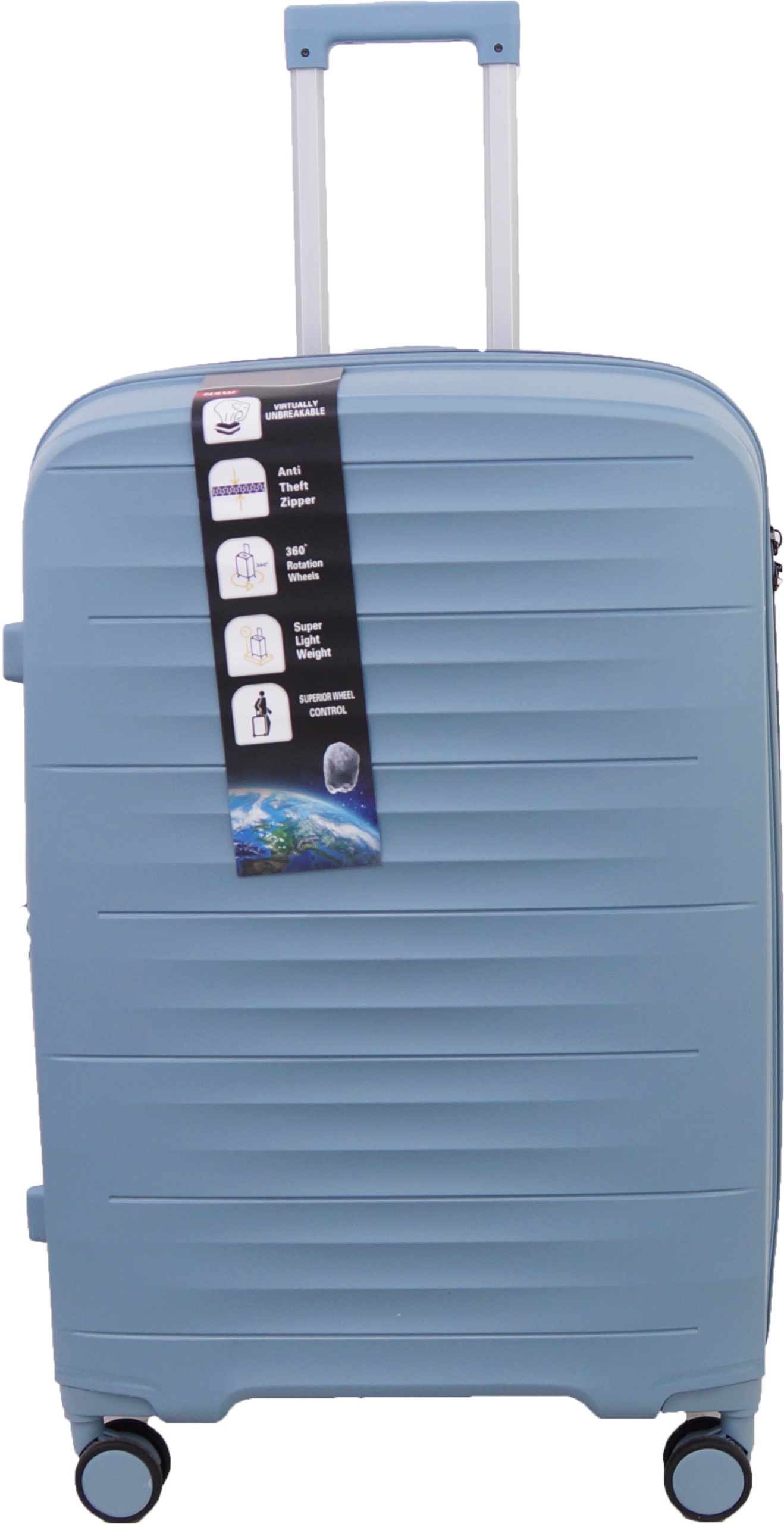 Walizka Duża Na Kółkach Podróżna XXL Gravitt Polipropylen 251 Twarda Exp