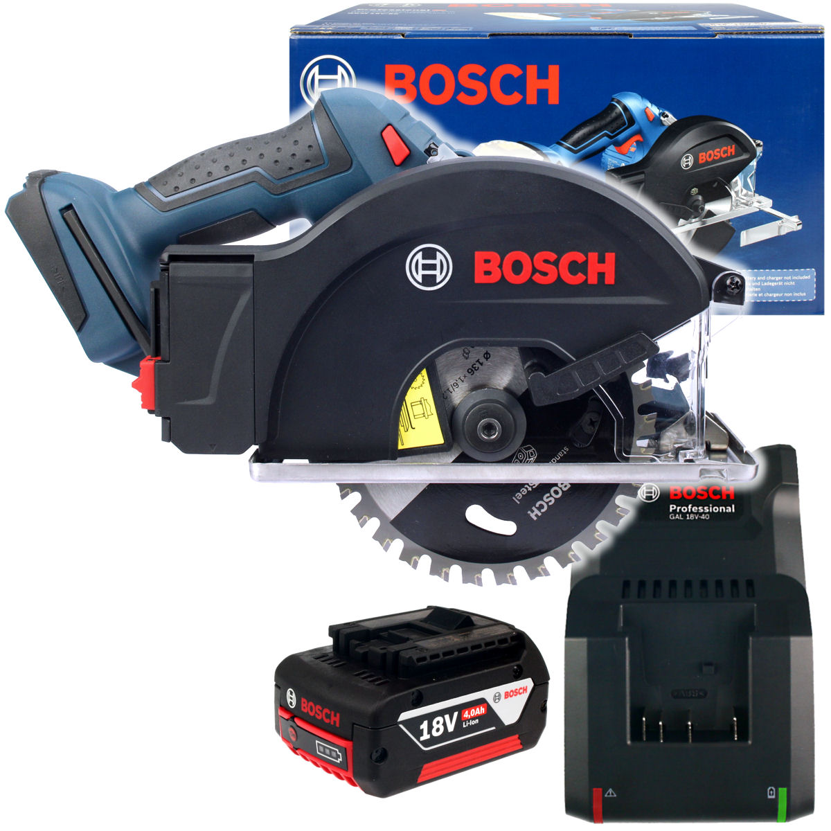 PILARKA DO METALU GKM 18V-50 BOSCH 1x4,0Ah