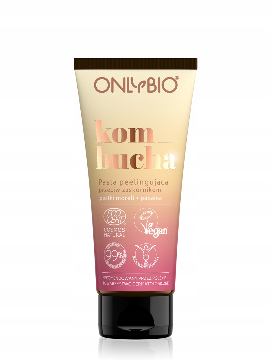 Onlybio Pasta peelingująca przeciw zaskórnikom Kombucha 75ml