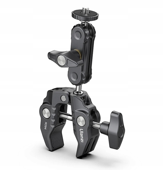 RAMIĘ PRZEGUBOWE Uchwyt Klips Magic Arm Ulanzi Gwint 1/4'' 3/8' ZACISK