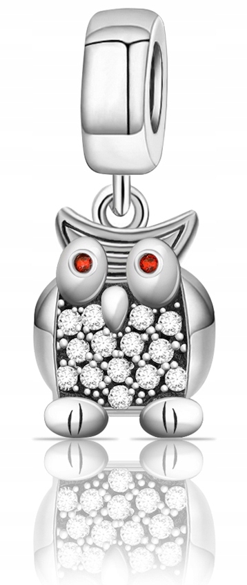 

Zawieszka Charms Koralik Sowa Ptak Do Pandor