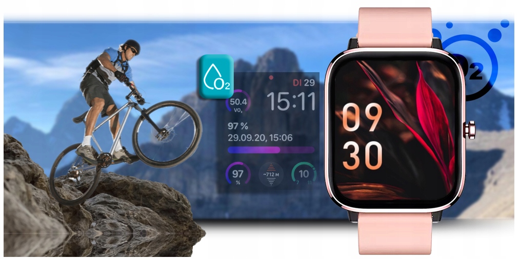 SMARTWATCH DAMSKI ROZMOWY CIŚNIENIE SMS BOX GRAWER Transmisja danych brak