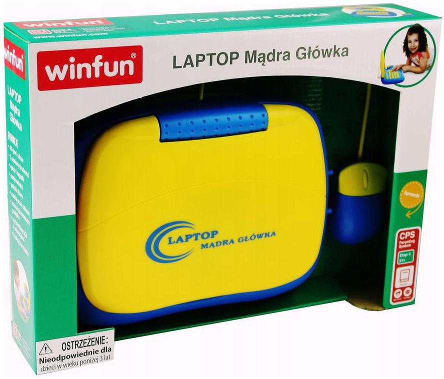 

SmilyPla Laptop Mądra Główka Edukacyjny Komputerek