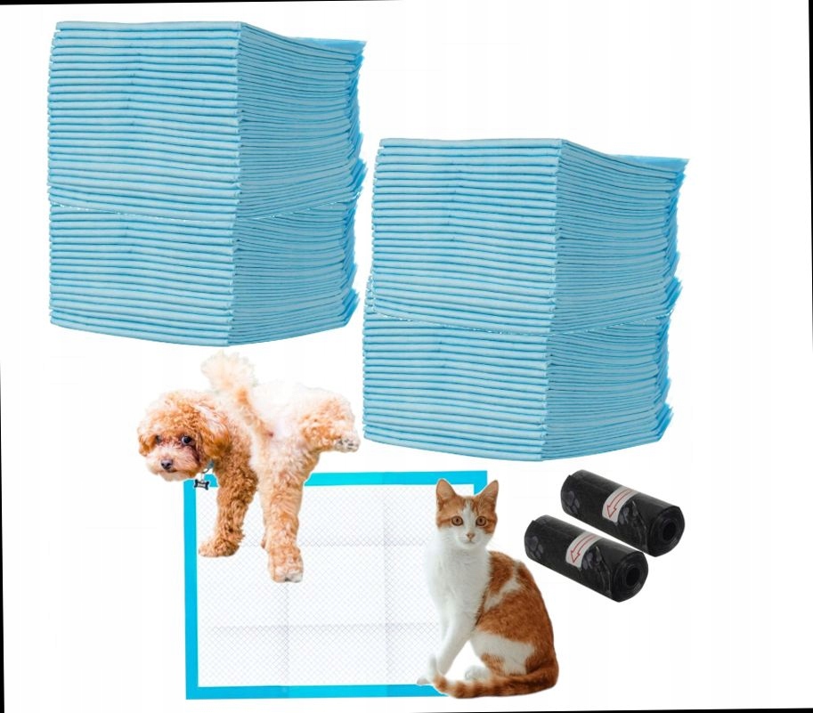 Absorpční hygienické podložky 33 x 45 cm Na Jedno Použití podložky 100 ks sáčky 30 ks