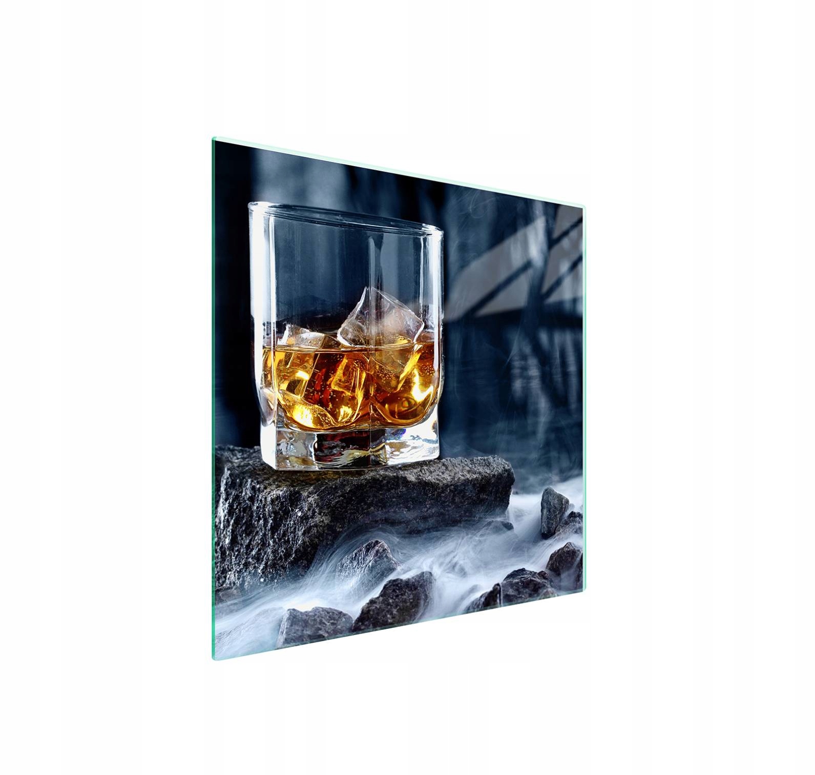 Skleněná ochranná deska na sporák 50x52 Whisky Tvrzené sklo 7v1