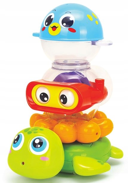 

Smily Play Piramidka zwierzaki do wody żółw rybka