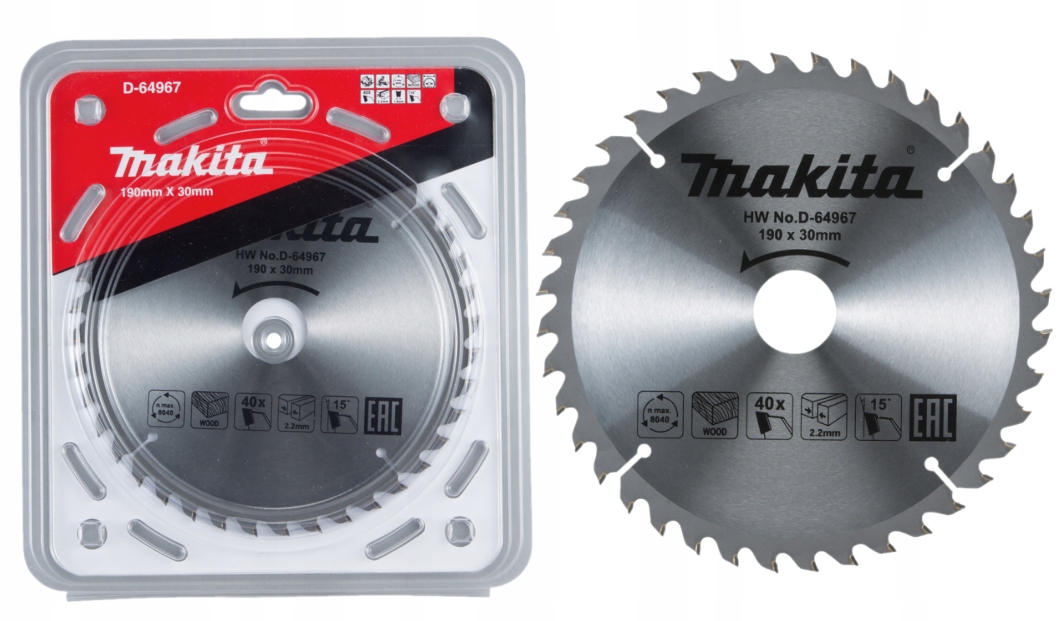 

Makita D-64967 Tarcza Do Drewna 190X30 40Z