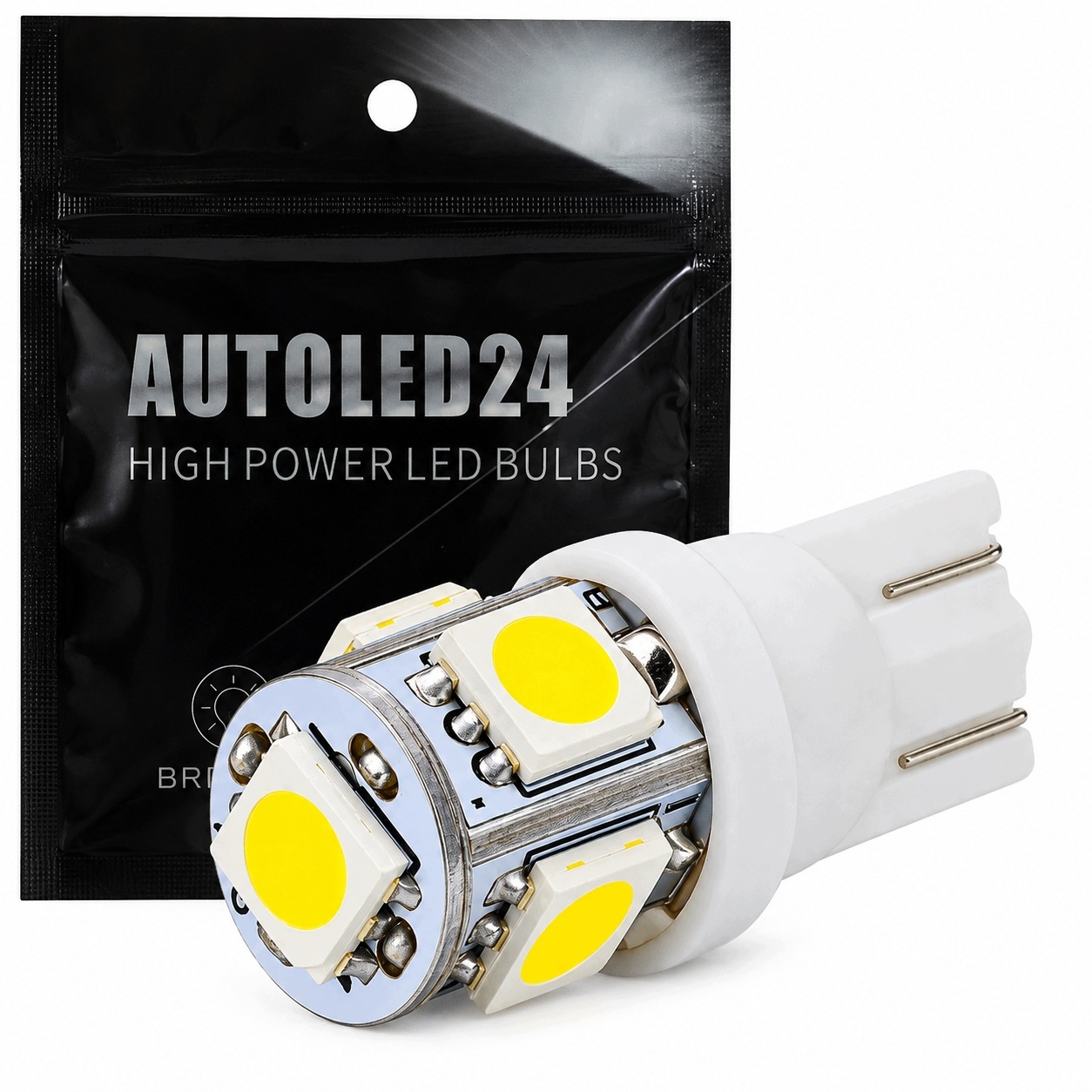 Żarówka 5 Led 5050 Smd Postojówka W5W T10 Biała Retrify Automotive
