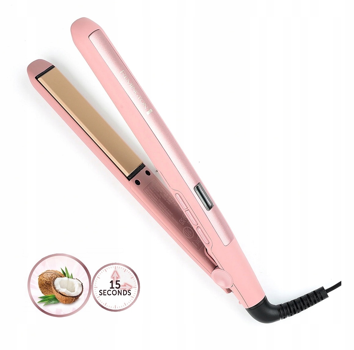 Prostownica do Włosów Powłoka Ceramiczna Remington Coconut Smooth S5901