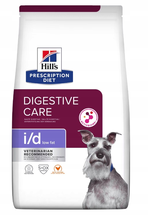 Hill's I/d Low Fat 4 kg Karma dla Psa z Problemami Trawiennymi