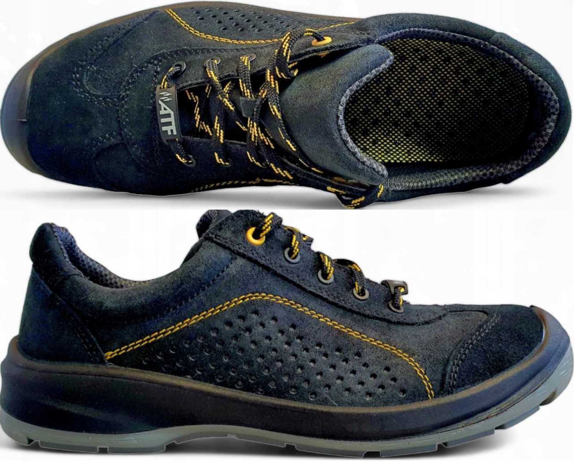 Polskie Półbuty Robocze Kompozyt S1P Src 1128PP Czarne Łukpol 43