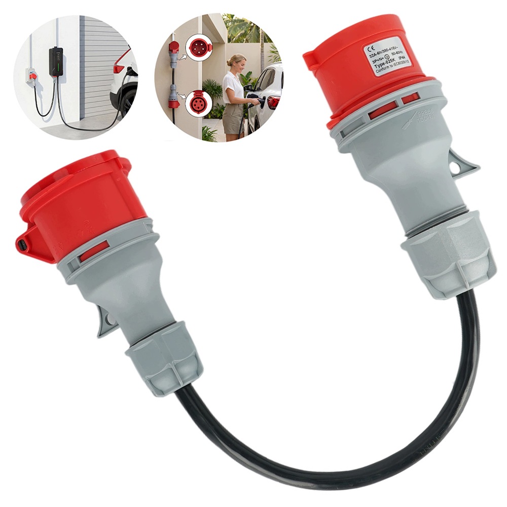 Adaptér Kempingová Zástrčka Cee Zásuvka 32A/16A Redukce Adaptér 400V
