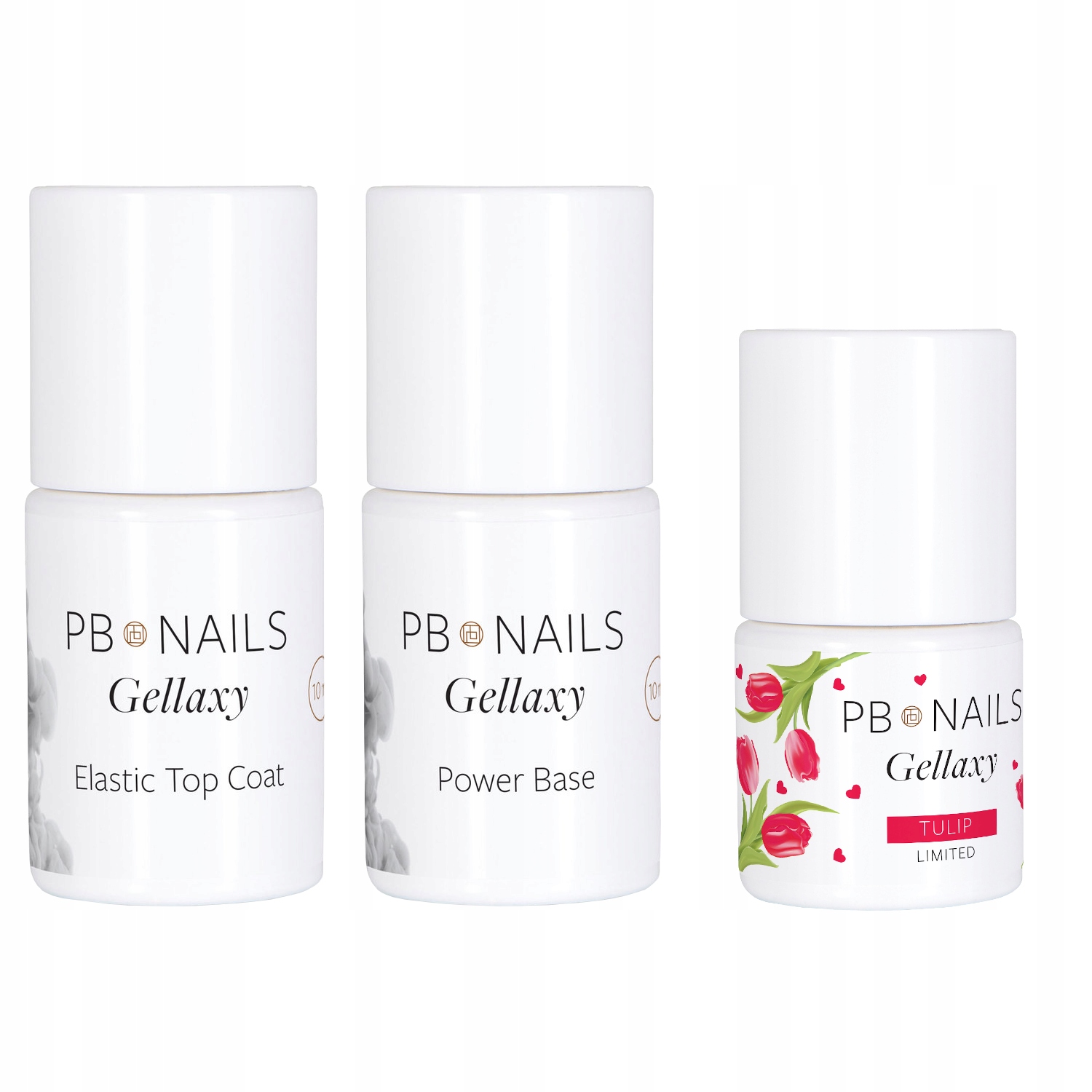

Pb Nails Zestaw Baza Top Lakier Hybrydowy Tulip