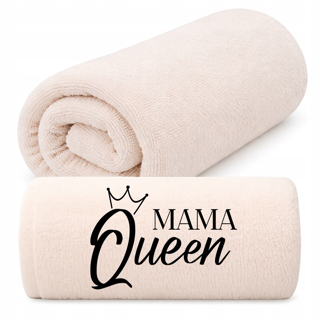 Osuška 50X100 CM Darček Pre Mamičku Deň Matiek Výšivka Mama Queen
