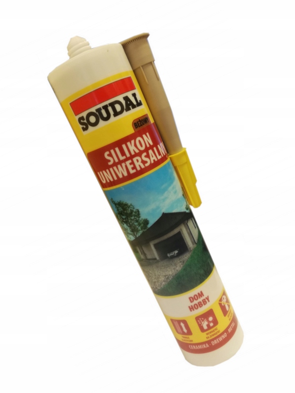 

Soudal Silikon Uniwersalny Beżowy Dom/Hobby 280 ml