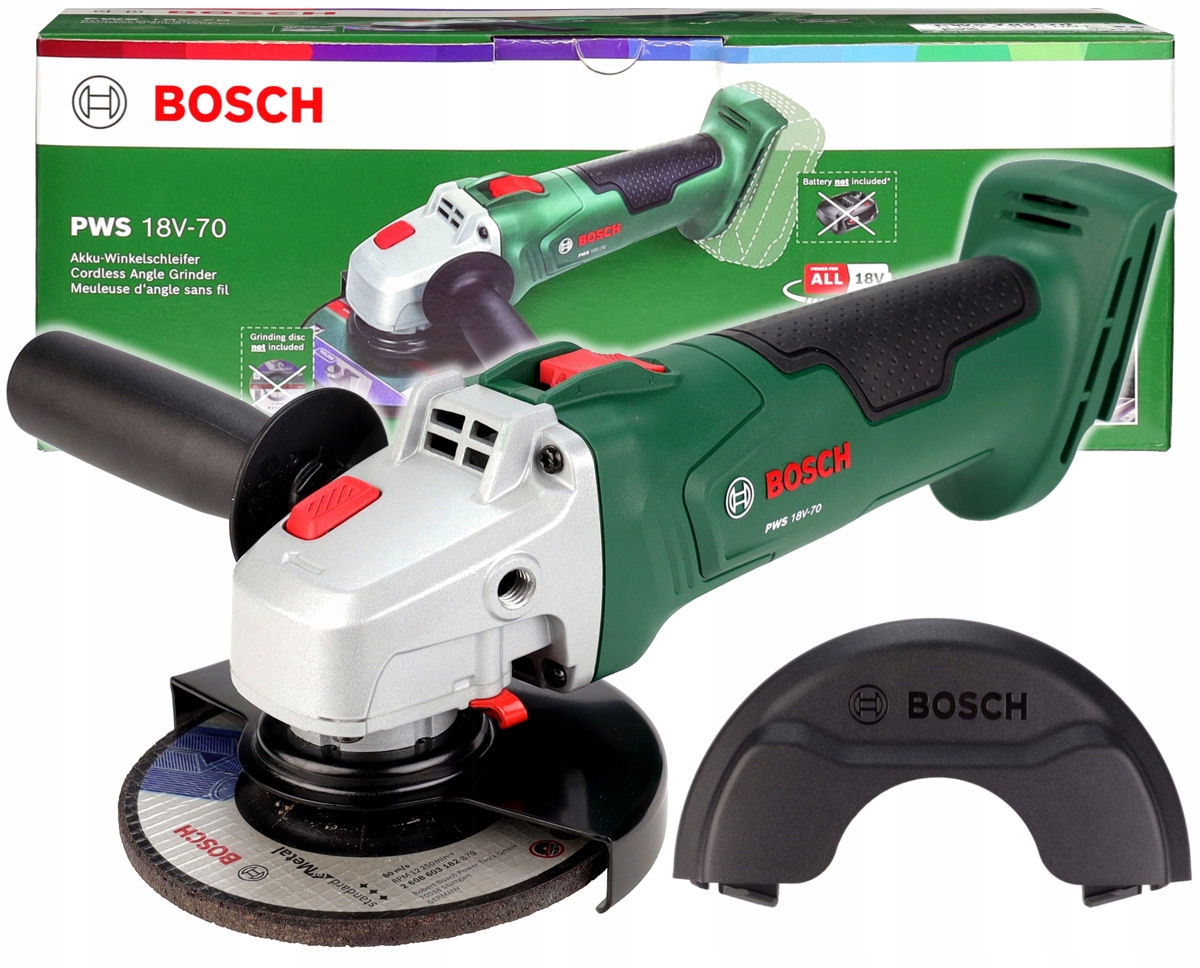 Szlifierka Kątowa Akumulatorowa 125mm Pws 18V-70 Bosch Korpus Body
