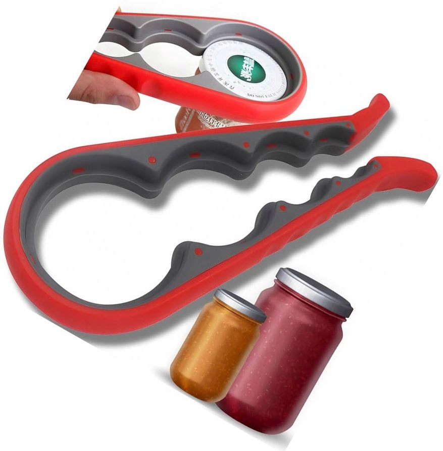 Otvírák Na Láhve Zavařovací Láhve A Šroubovací Víčka Weków Dekli Univerzální Nastavitelný 4v1