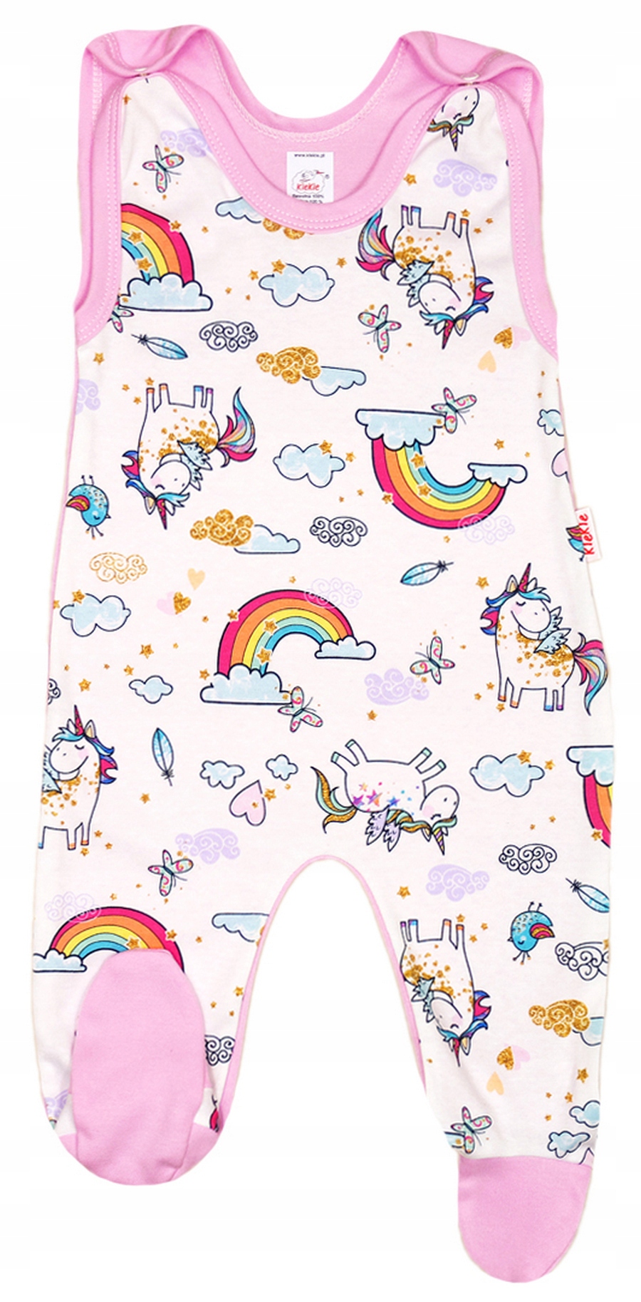 ŚPIOCHY ŚPIOSZKI bawełniane JEDNOROŻCE 68 KLEKLE