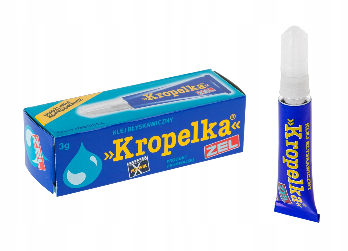 

Klej uniwersalny Kropelka 3g żel (CHE2279)
